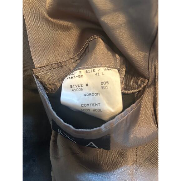 GUC Jos. A Banks Men's Greenish Suit Coat Jacket Blazer Size 41L - Picture 5 of 6